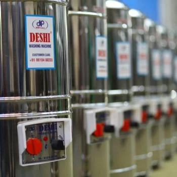 DESHI Stainless Steel Washing Machine : Copper Motor COMBO Offer with Liquid Detergent + Delivery : 15 Warranty [REBEL COMBO]