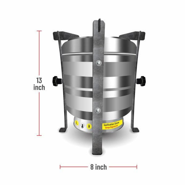 Wooden Based Bio-Flame SS Stove [DPXL] REGULAR