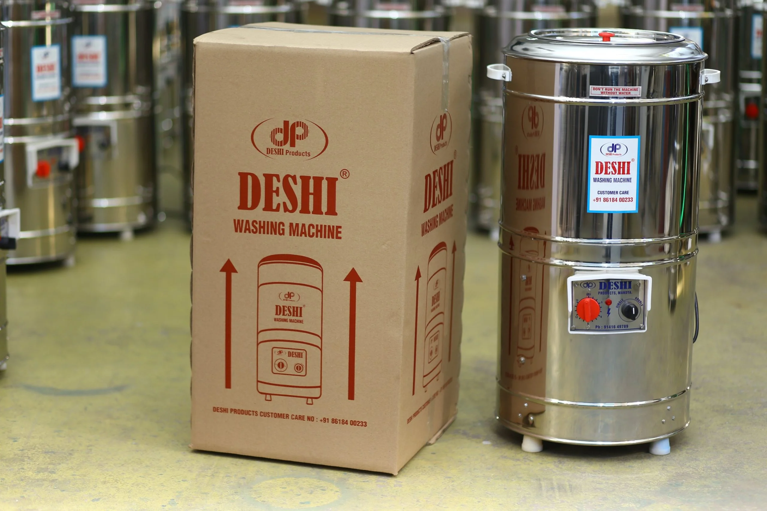 DESHI Stainless Steel Washing Machine : Copper Motor COMBO Offer with Liquid Detergent + Delivery : 15 Warranty [REBEL COMBO] - Image 3