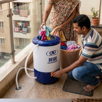 DESHI Washing Machine [ Fiber 6 Kg ] PLUS : 1 Year Warranty [DPFC]